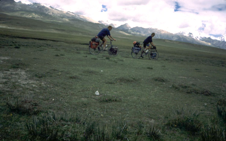 Doug thought that this was the wrong road, so they took off across the plains in what they hoped was the right direction.