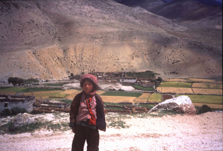 One tough Tibetian kid. He wore an earring and a bullwhip.