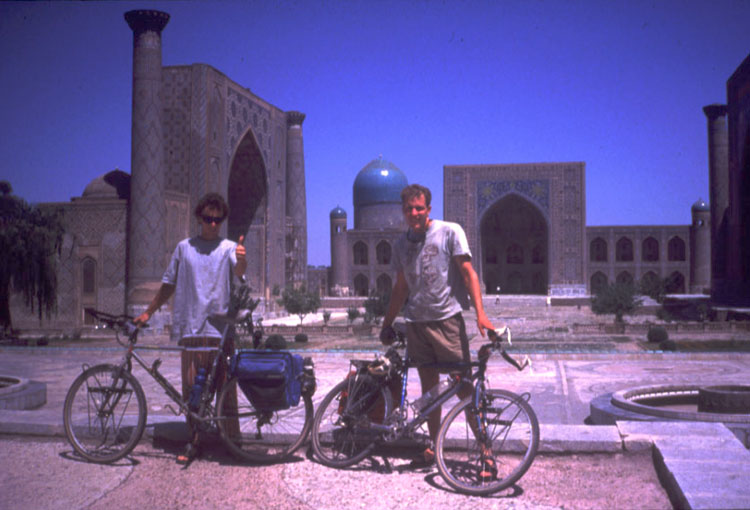 The ancient city of Samarkand.
